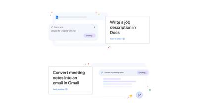 Gmail and Docs generative AI feature is now live for select users