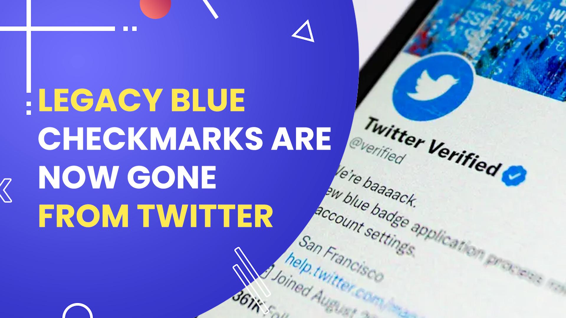 Twitter   s legacy check mark removal hits legacy accounts, celebrities and even the pope - Watch Video
