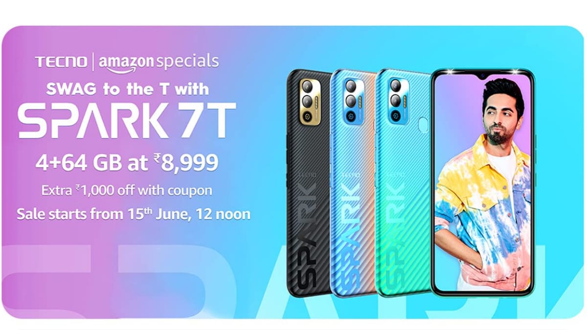 Tecno Spark 7T India launch