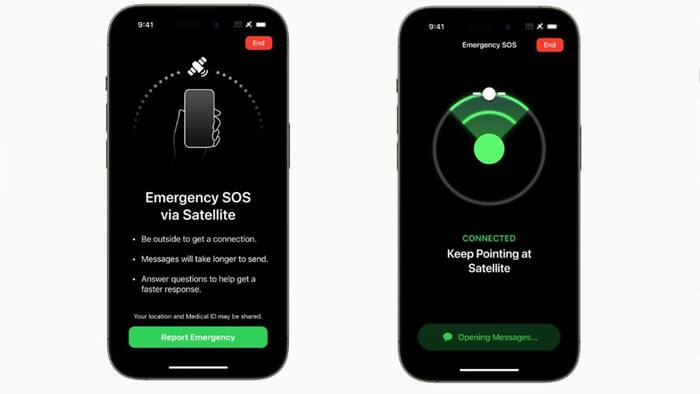 Apple Emergency SOS via Satellite