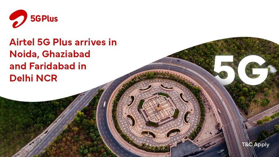 Airtel 5G Plus now live in Noida, Ghaziabad and Faridabad Airtel 5G Plus