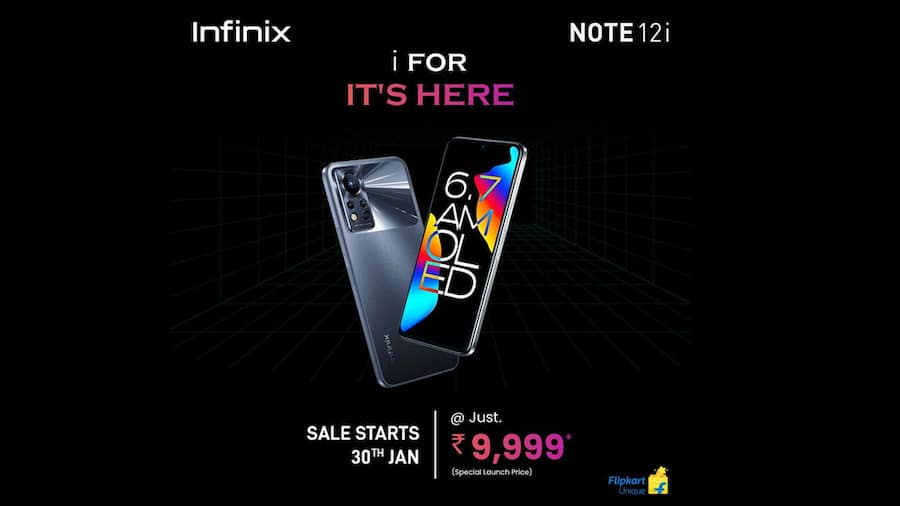 Infinix Note 12i की पहली सेल आज, मिल रहा 3000 रुपये तक का डिस्काउंट Infinix-note-12i