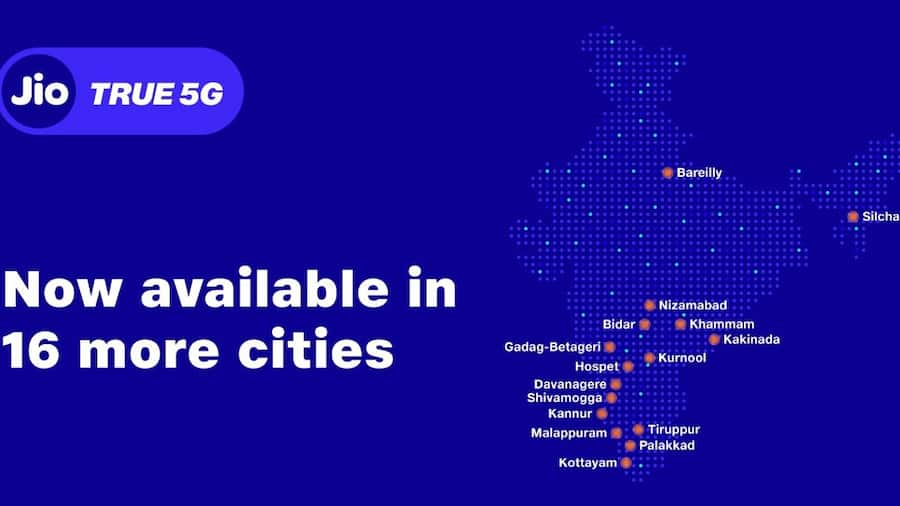 Jio launches its True 5G network in 16 cities in India: Check availability here Jio