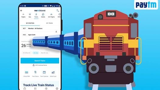 How to book train tickets on Paytm