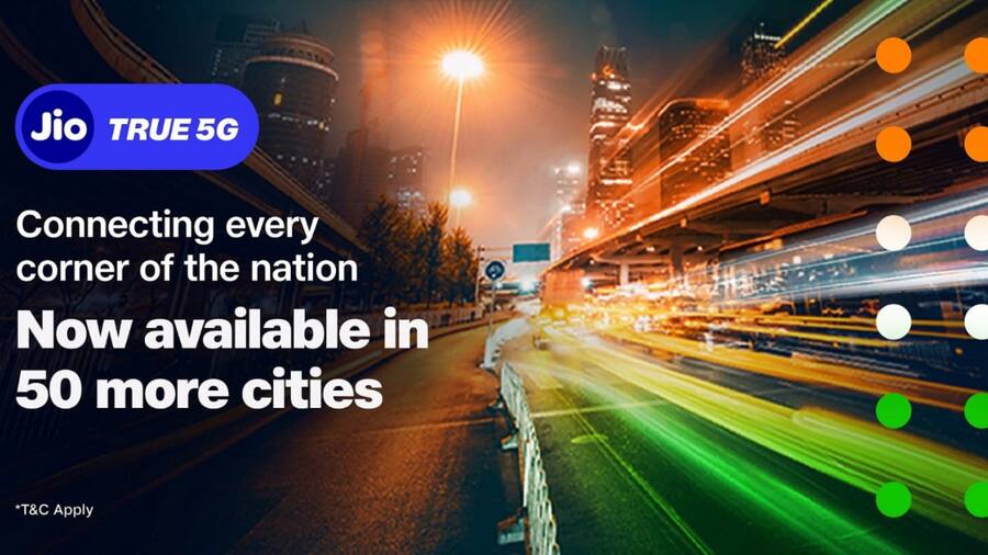 Jio True 5G सेवा देश के 50 शहरों में हुई लॉन्च, यहां चेक करें आपका शहर लिस्ट में शामिल है या नहीं jio