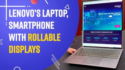 Lenovo Showcases Laptop, Smartphone With Rollable Displays
