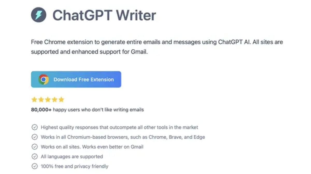 Top 5 ChatGPT extensions for Google Chrome Top 5 ChatGPT extensions for Google Chrome