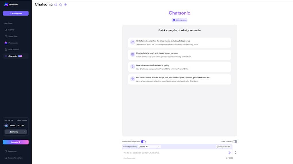 Chatsonic