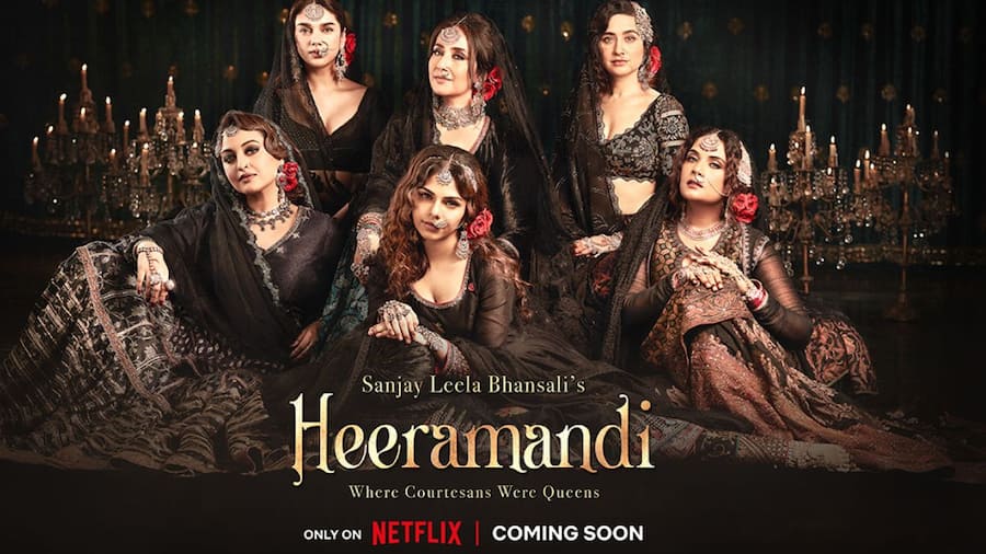 Netflix पर स्ट्रीम होगी संजय लीला भंसाली की 'हीरामंडी' (Heeramandi) वेब सीरीज, फर्स्ट लुक से उठा पर्दा Heeramandi