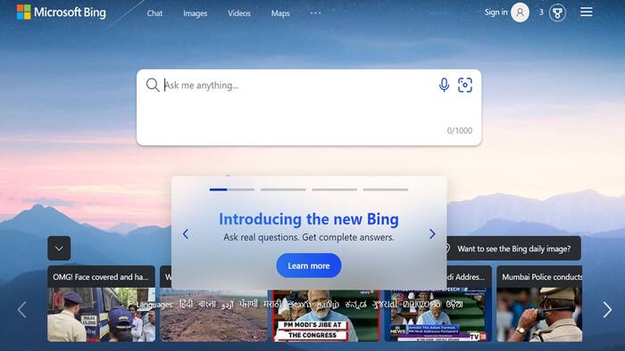 Microsoft Bing