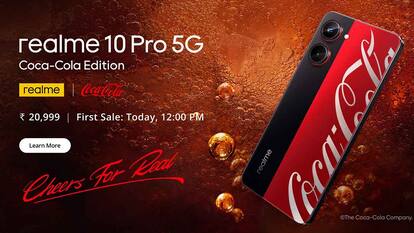 Realme 10 Pro Coco Cola Edition first sale today: All you need to know