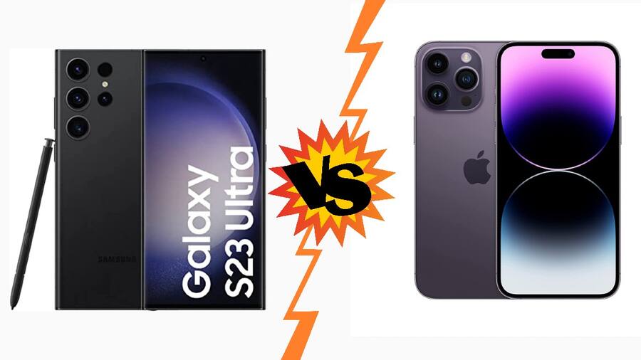 Samsung Galaxy S23 Ultra vs Apple iPhone 14 Pro Max Battery