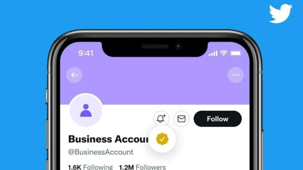 Twitter Gold tick