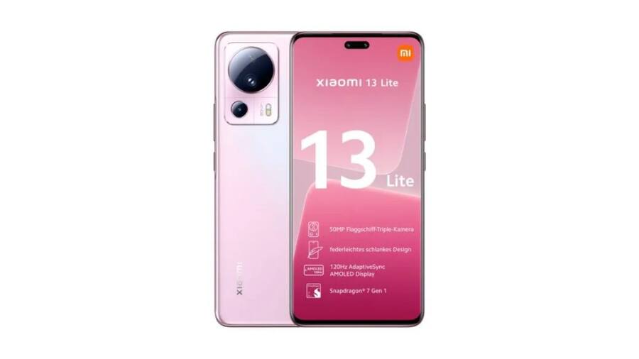 Xiaomi 13 Lite listing reveals specifications ahead of February 26 launch xiaomi13lite