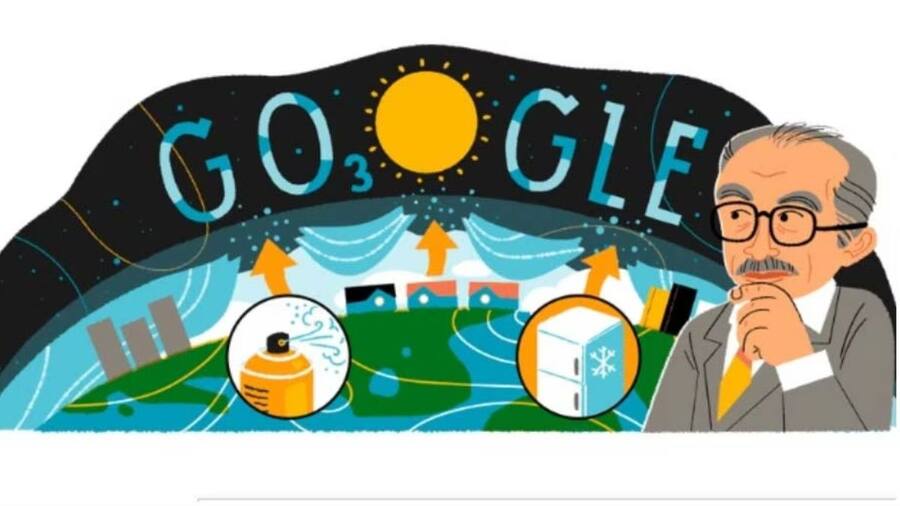 Dr Mario Molina को समर्पित है आज का Google Doodle, ओजोन परत में पड़ रहे छेद का लगाया था पता Google Doodle