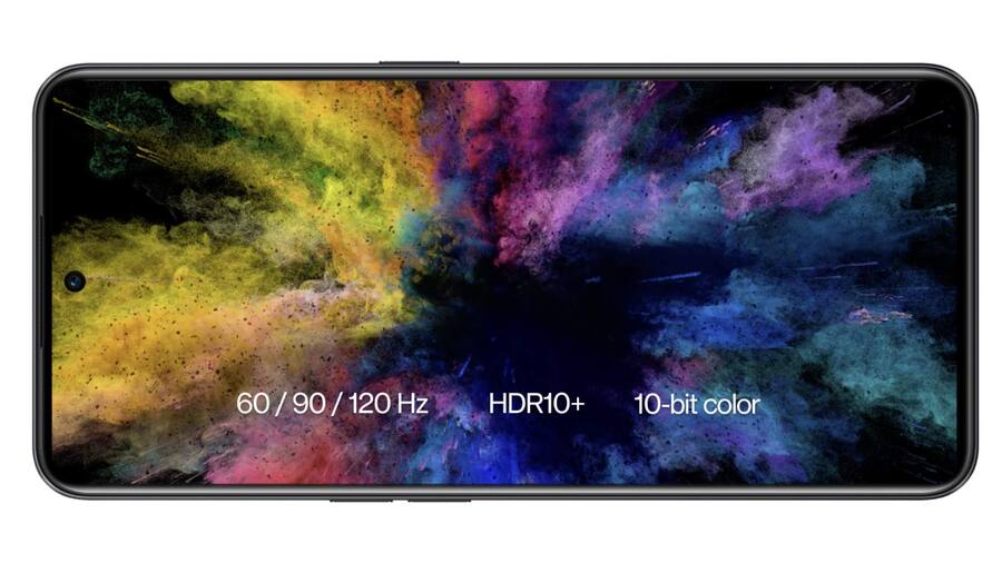 OnePlus 10R 5G display