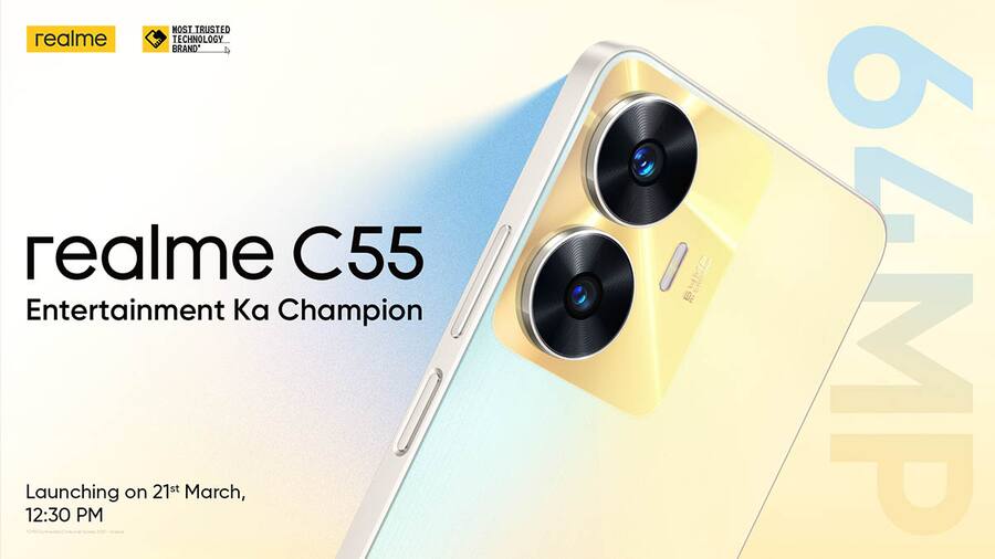 Realme C55 to launch on March 21 in India: All you need to know Realme C55 44
