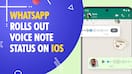 WhatsApp rolling out voice status updates on iOS