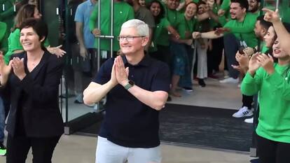 Apple BKC, company's first physical store in India, launched by CEO Tim Cook