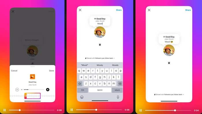 INstagram Share Music