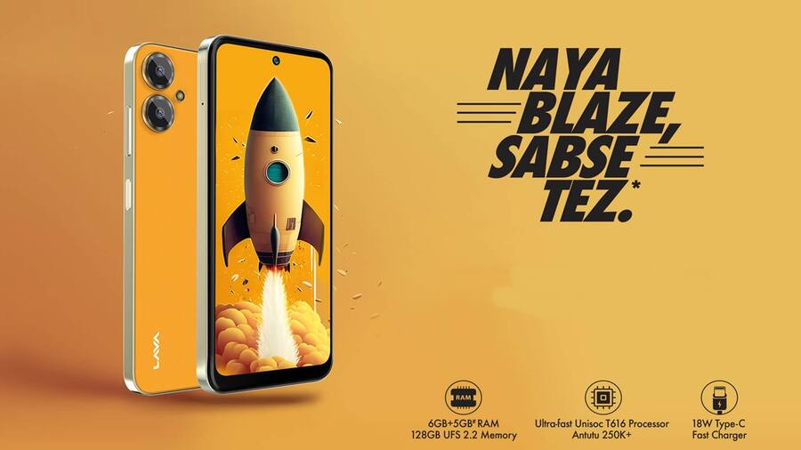 Lava Blaze 2 की पहली सेल आज, इसमें है डुअल कैमरा, 5,000 mAh की बैटरी और कई दमदार फीचर्स Lava Blaze 2