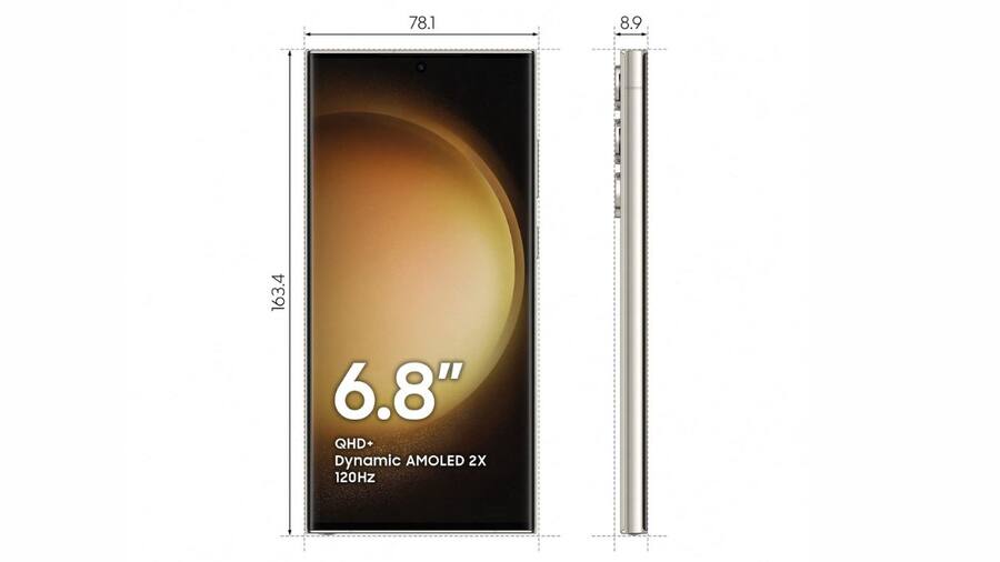 Samsung Galaxy S23 Ultra Display