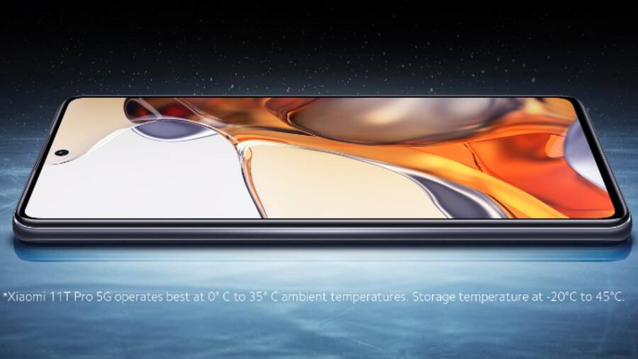 Xiaomi 11T Pro 5G display