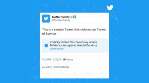 Twitter starts labelling tweets that violate its policy