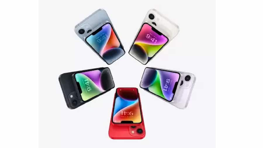 Apple iPhone 14 और 14 Plus Storage