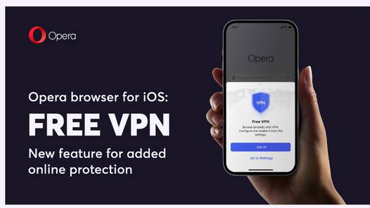 Opera now offers free VPN service in its iOS browser