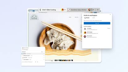 Microsoft Edge testing Workspaces that lets you share browser tabs