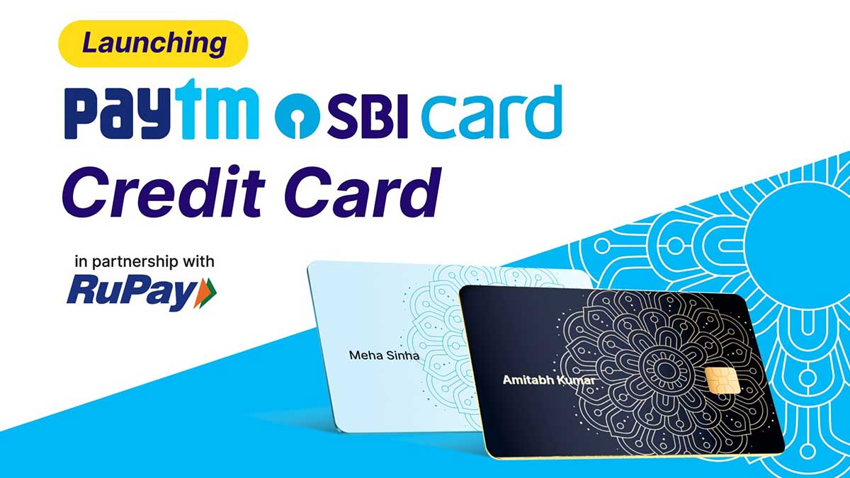 Paytm SBI Credit Card Powered By RuPay Launched Supports UPI Payments