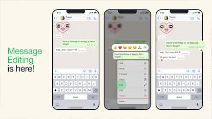 WhatsApp's latest update lets you edit messages within 15 minutes of sending them