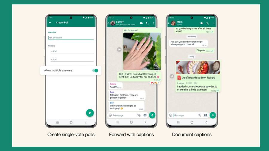 WhatsApp चैट में अब सर्च कर सकेंगे पुराना 'Poll', नए अपडेट में मिले 5 नए फीचर्स Whatsapp