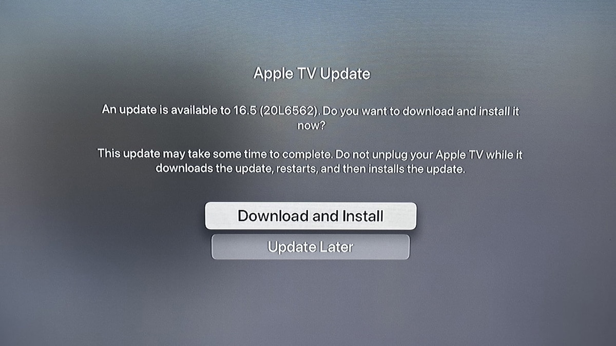 update on Apple TV fixes bugs & other issues