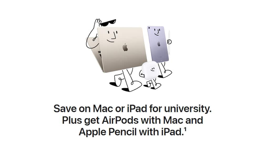 Apple back to university offers