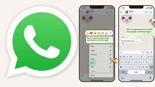 Apple iPhone यूजर्स को मिला 'Whatsapp Edit' फीचर, 15 मिनट के अंदर मैसेज कर सकेंगे एडिट
