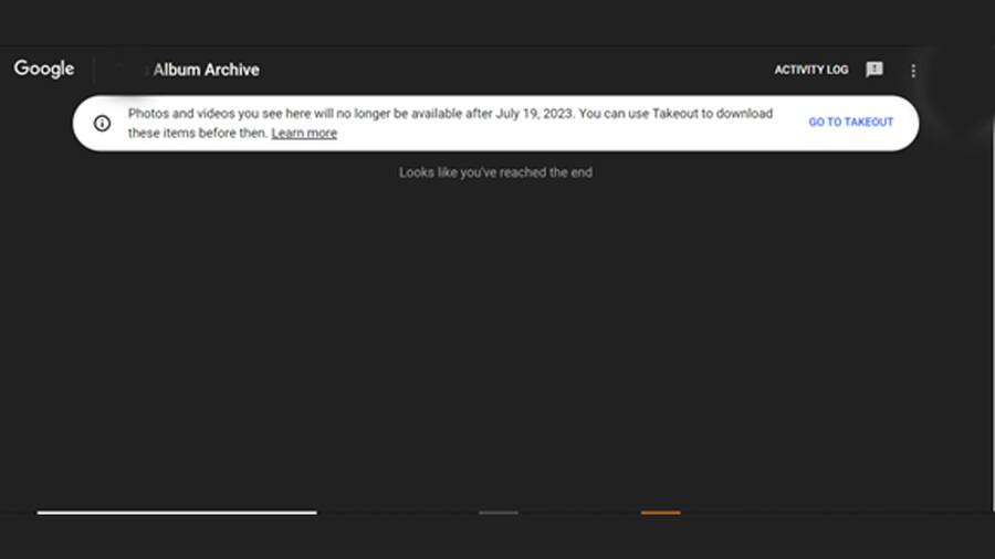 Google Album Archive