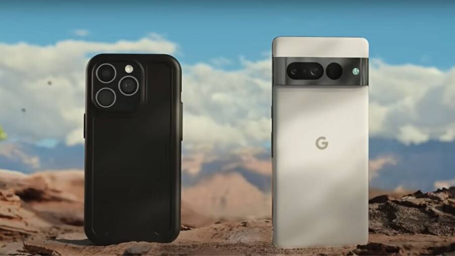 Google ने iPhone 14 Pro का उड़ाया 'मजाक', Pixel 7 Pro को बताया #BestPhoneForever Pixel-7-Pro-vs-iPhone-14-Pr