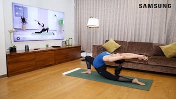 Samsung smart TVs will now guide you through your Yoga sessions