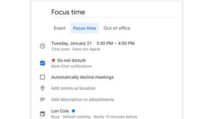 Google is making focus time in Calendar more productive: Here’s how