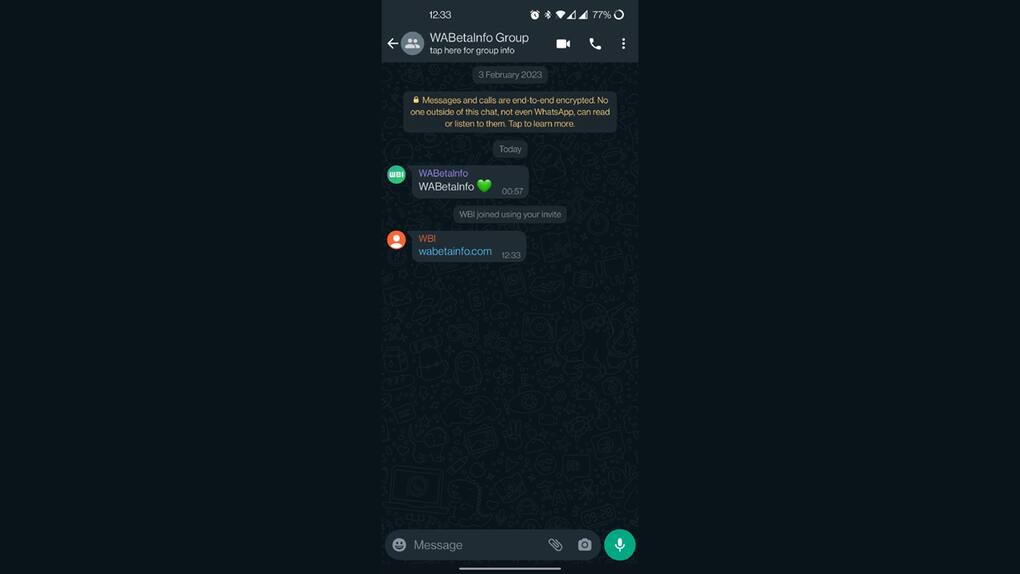 Group profile icons