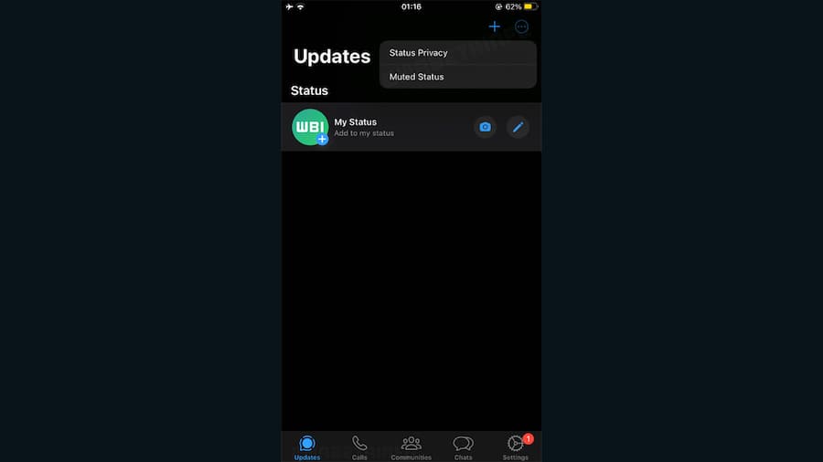 Updates tab