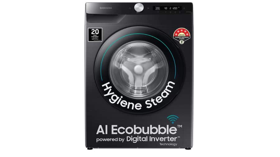 Samsung 8Kg five-star AI Control and Wi-Fi, Fully-Automatic Front Loading Washing Machine