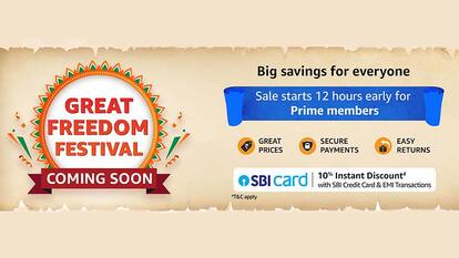 Amazon Great Freedom Festival sale announced in India