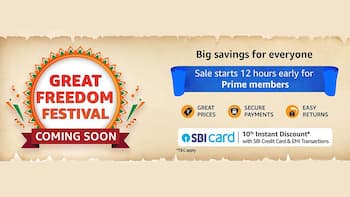 Amazon Great Freedom Festival sale announced in India