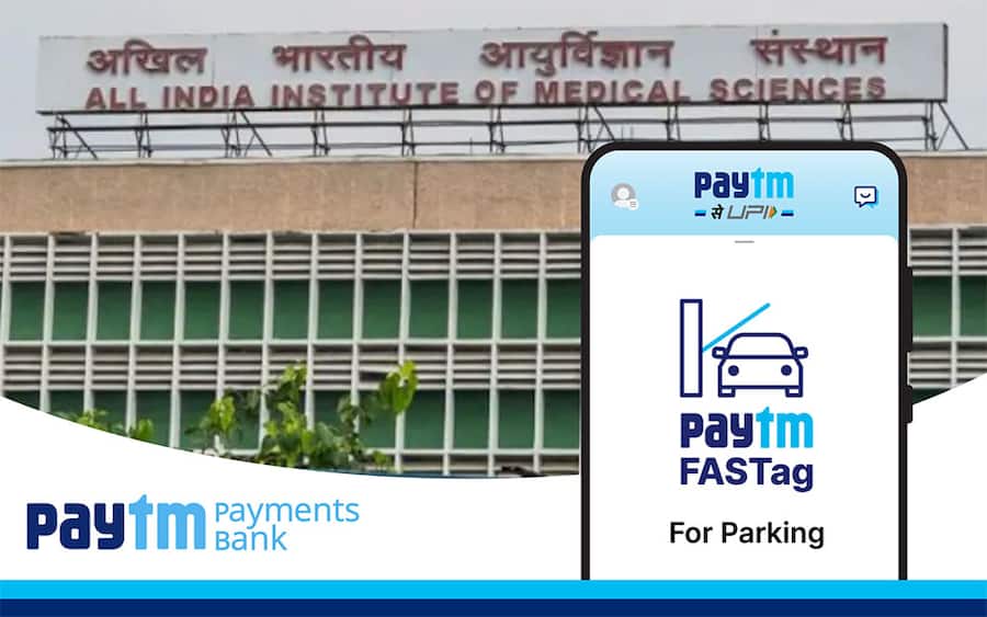 Paytm FASTag Payments users can now pay for parking at AIIMS Delhi Paytm FASTag Makes Parking at AIIMS Hassle-Free.