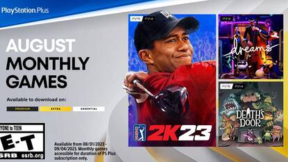 Sony announces PlayStation Plus games for August 2023: PGA Tour 2K23, Dreams, more