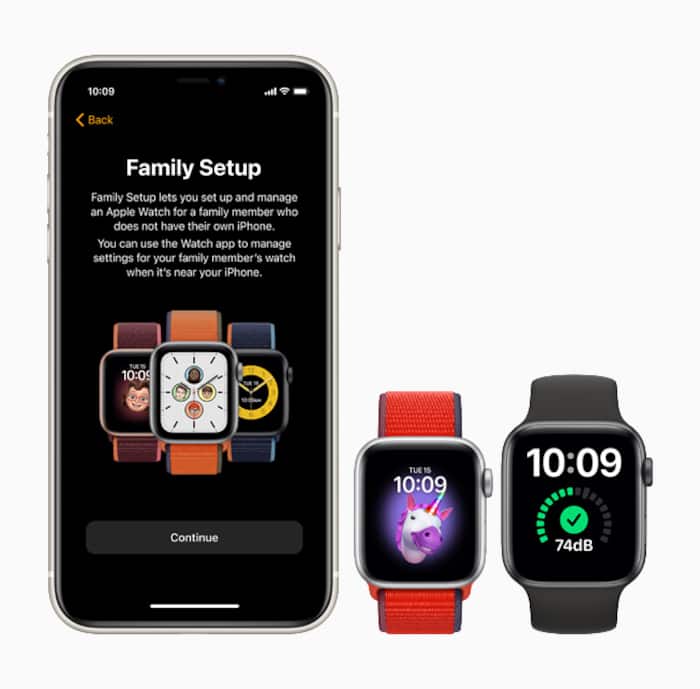 Setting Up an Apple Watch for a Family Member