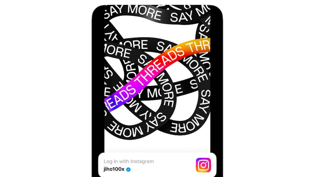 A screenshot of Threads as listed on the App Store